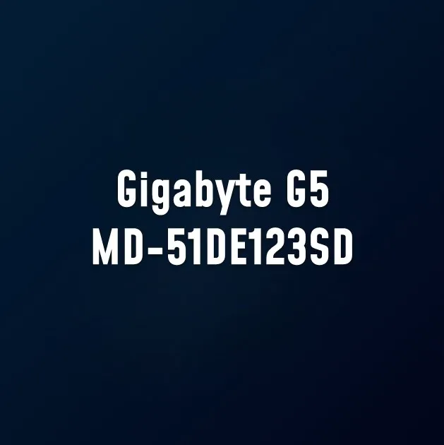 Gigabyte G5 MD-51DE123SD