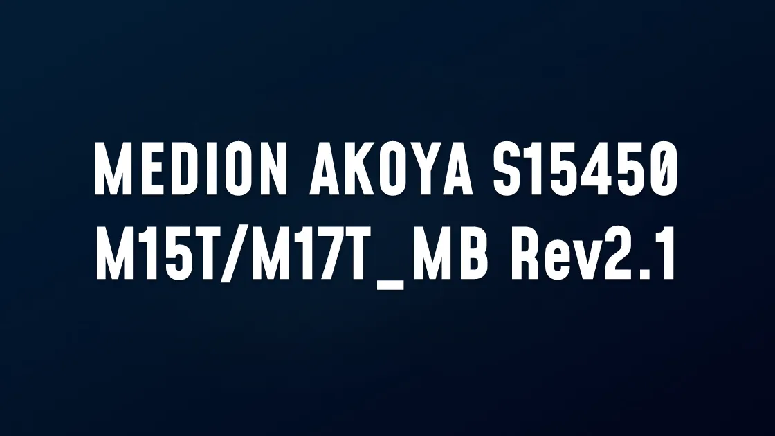 MEDION AKOYA S15450 i5-1135G7 M15T/M17T_MB Rev2.1