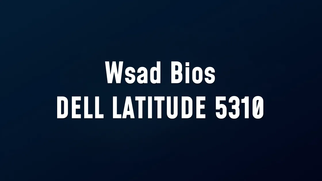 Wsad Bios DELL LATITUDE 5310 19842-1 TBT MB 10L 32MB Clear ME
